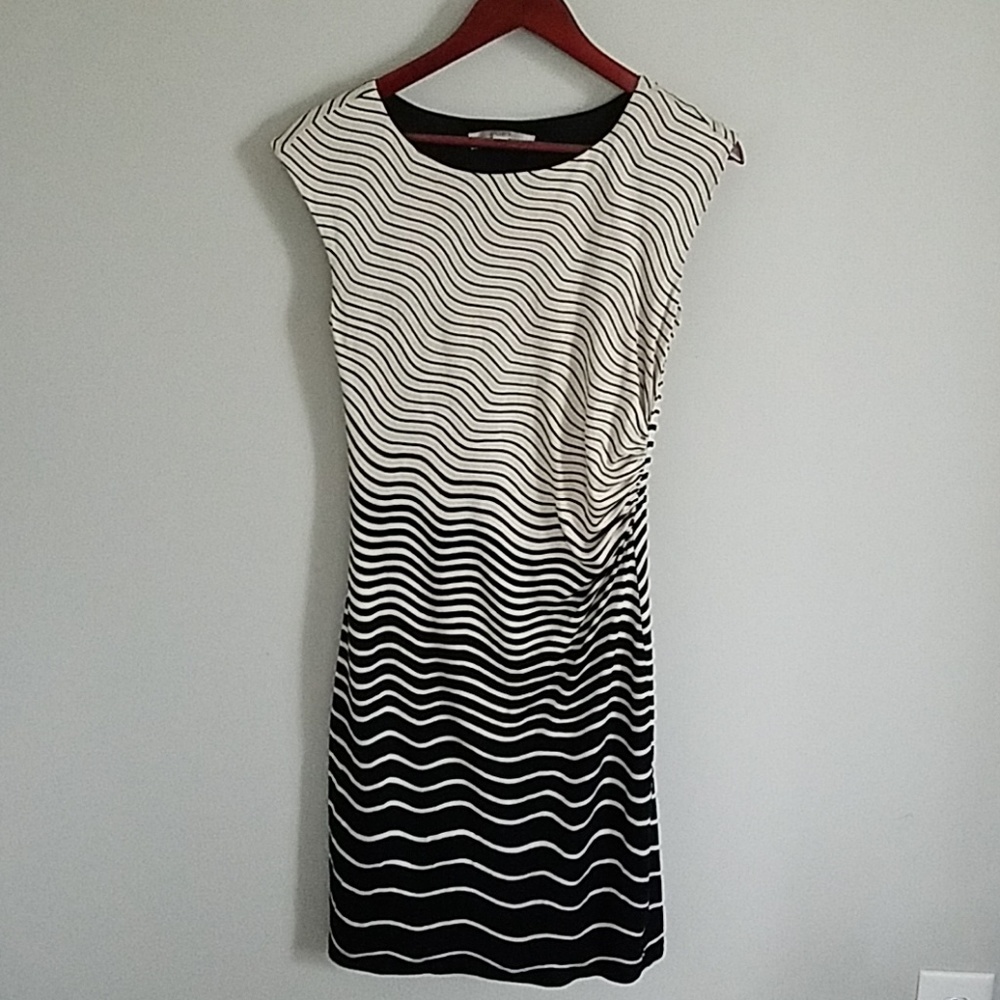 Loft side ruched dress